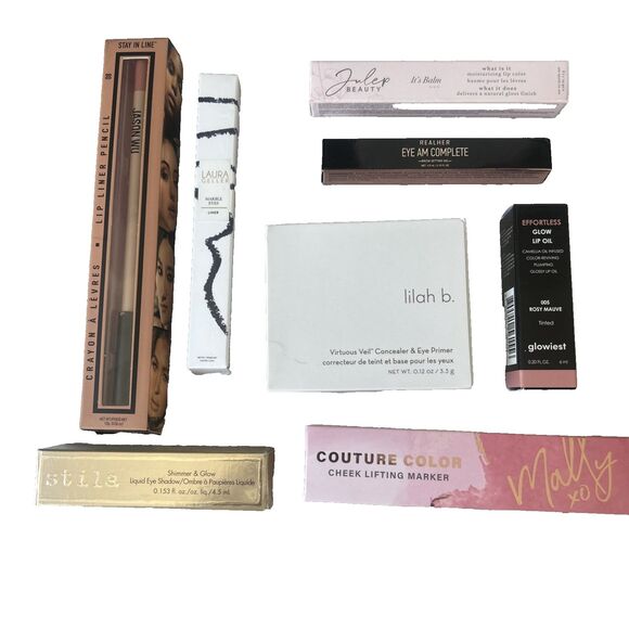 HIGH END BEAUTY MAKEUP  Bundle 8pc LOT Eye Lip Concealer Blush Brow Full Sz NEW - Picture 7 of 7